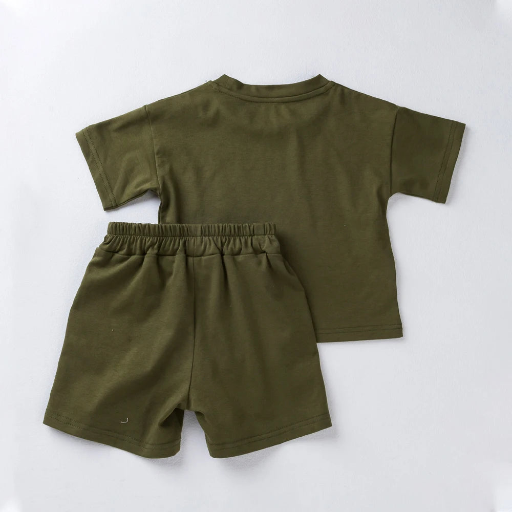 Cotton Outfits Toddler Girls Boys Tracksuits - Kidnor