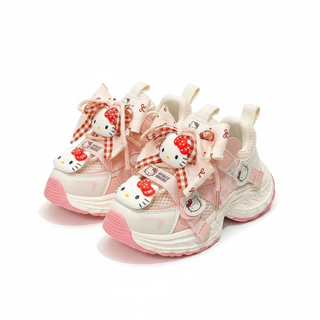 Hello Kitty Casual Sneakers - Soft Anti-Slip Shoes for Girls