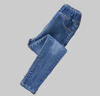 Blugi drepți pentru fete - Pantaloni creion la modă pentru copii (5-14 ani)