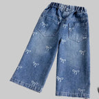 Wide-leg Casual Denim Pants - Kidnor