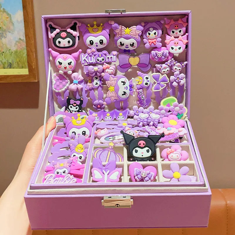 Sanrio Children's Hair Accessories Set Jewelry Box