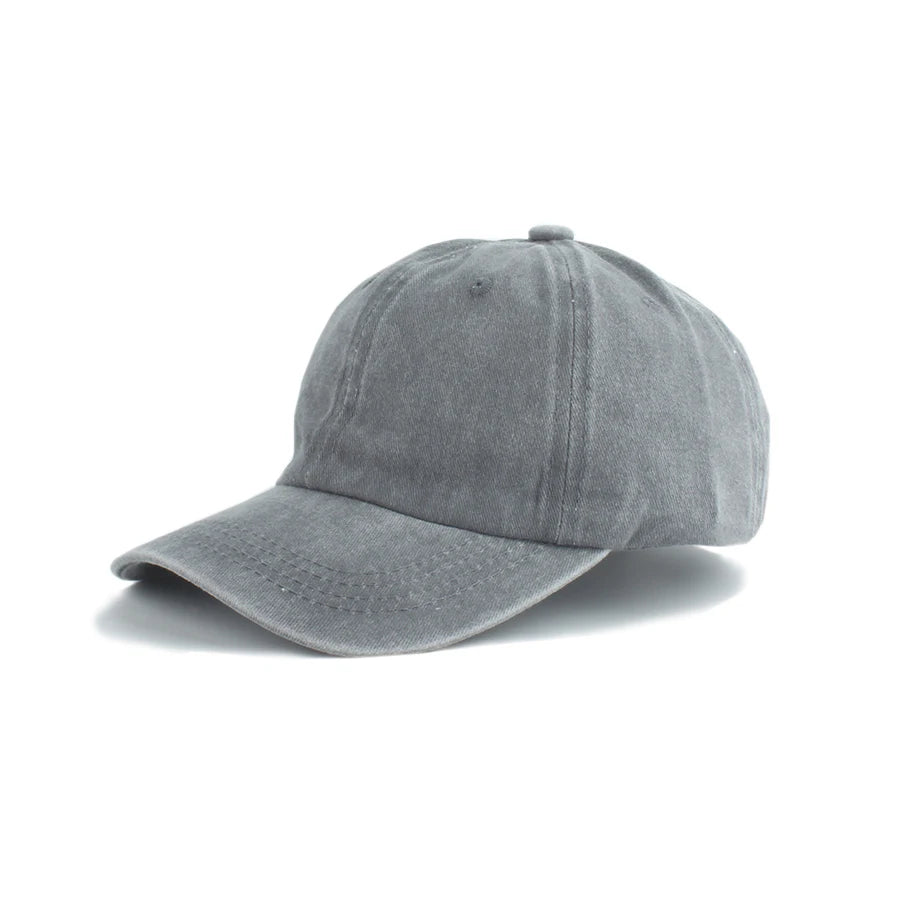 Washed Denim Baseball Cap Kids Boys Girls - Kidnor
