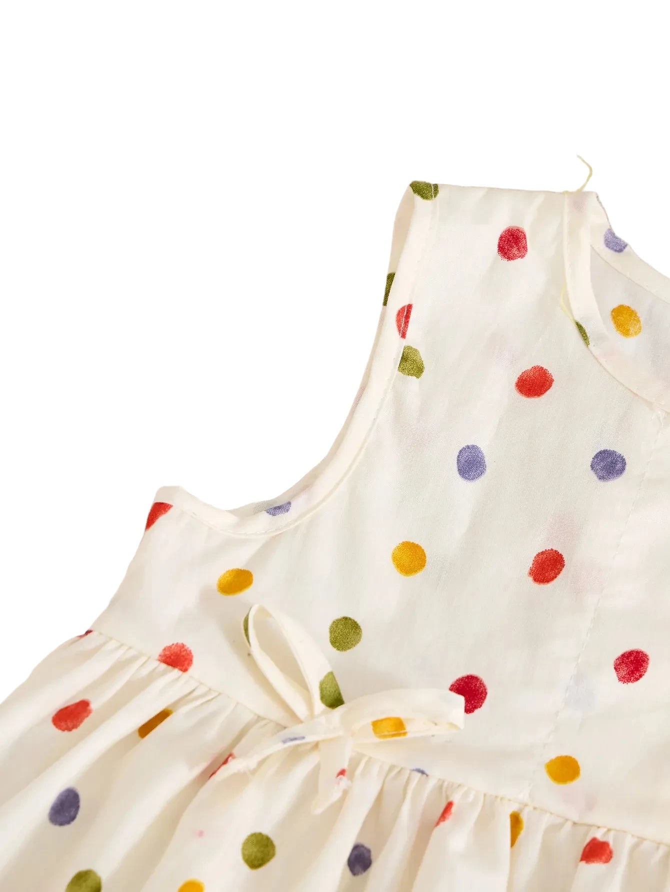Girls' Polka Dot Blouse & Pants Set - 2-Piece Summer Outfit Ages 4-6