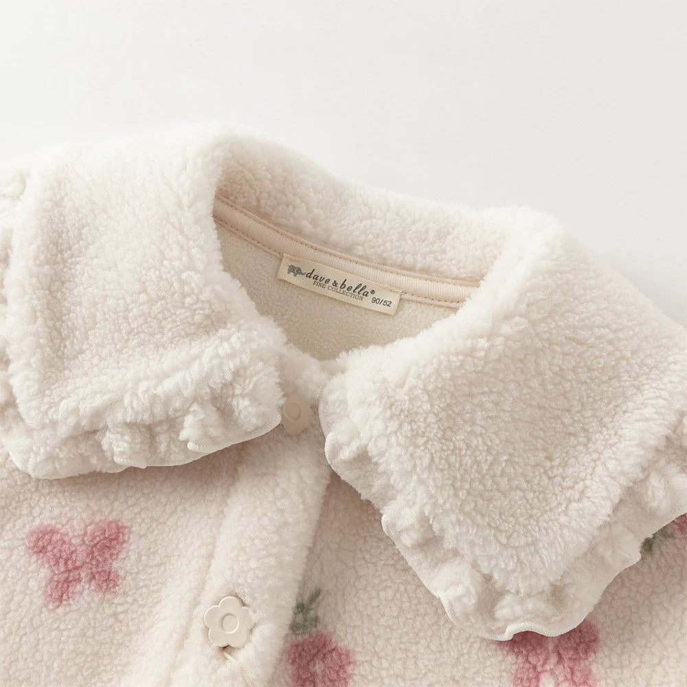 Dave Bella Girls Floral Coat - Kidnor