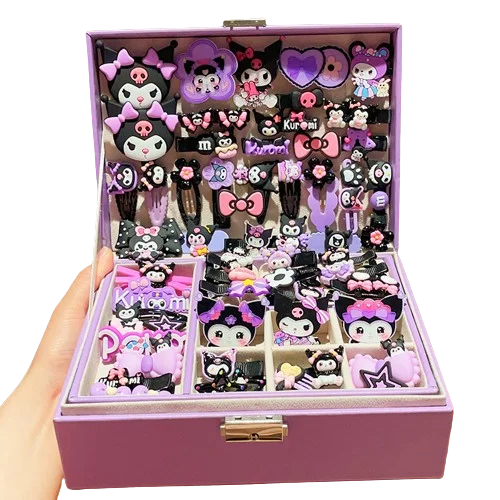 Sanrio Children's Hair Accessories Set Jewelry Box