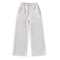 Girls White Bow Denim Jeans - Kidnor