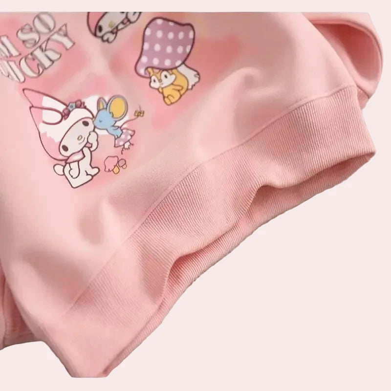 Sanrio Cinnamoroll Melodia mea Kuromi primăvară toamnă iarnă fete Hoodie hanorac copii casual moda drăguț Kawaii pulover