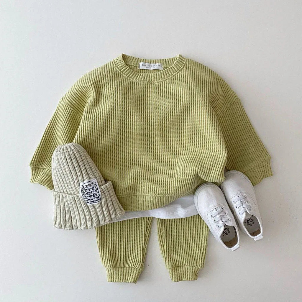 Baby Cotton Knit Clothing Set 2-Piece
