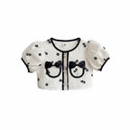 Sommerliches Kurzarm-Shirt-Top & Blumenrock 2-teiliges Set