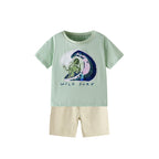 Boys' Summer Casual Two-Piece Children's Outfit