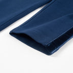 Pantaloni pentru copii cu garnitură neagră, bleumarin, mărimea 116