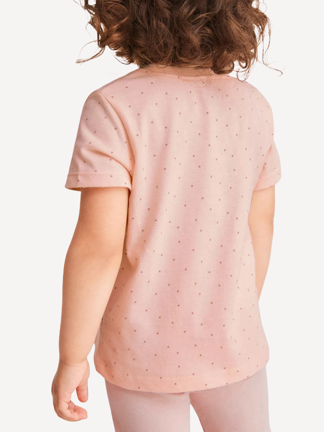 Children's Ballerina Round Neck Top and Pants Set - Kidnor