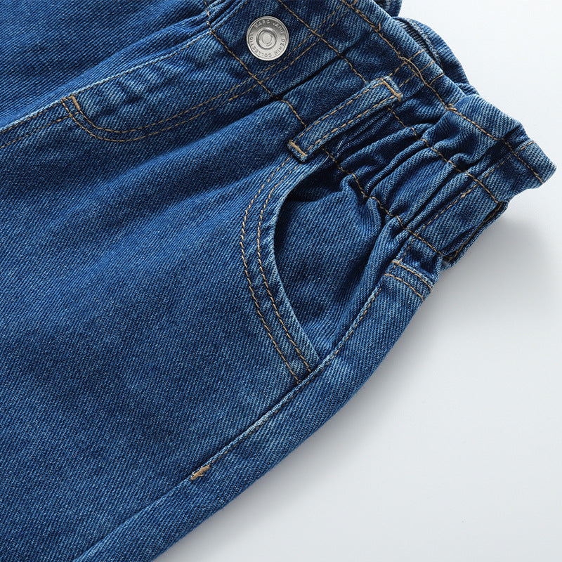 Fashionable Loose Cool Fashionable Girls' Jeans - Kidnor