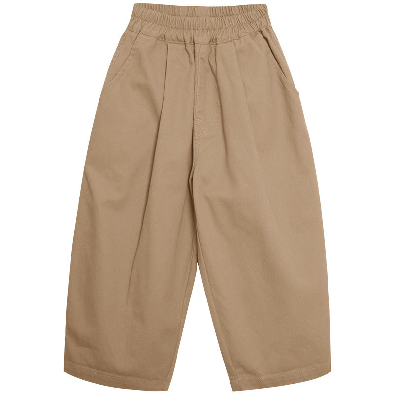Boys' Casual Pants Solid Color Trousers Baggy Pants - Kidnor