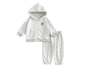 Fashion  Gray Hoodie Suit - Kidnor