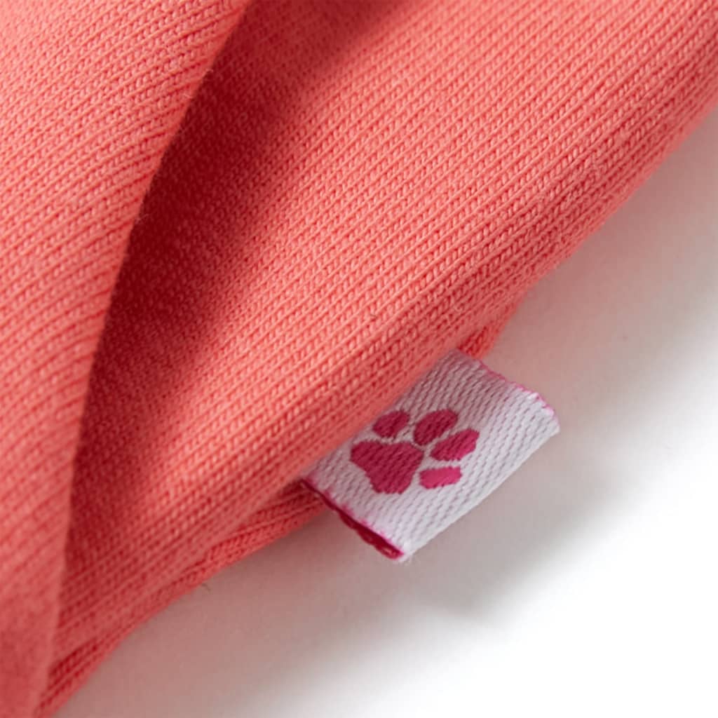 Weit geschnittene Kinderhose, korallenrosa, Größe 116
